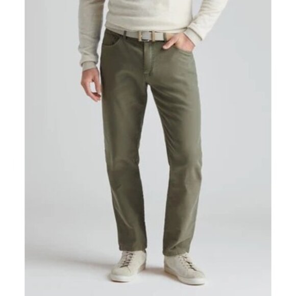 Peter Millar Signature Five-Pocket Pant Men's Size 35 NEW Olive Green [jb] - Picture 1 of 7